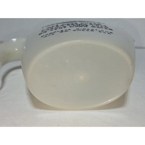 Cheer - Vintage Laundry Detergent Measuring Cup White Plastic - Spout & Handle - Picture 5 of 6
